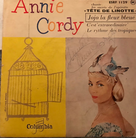 Autographe Annie Cordy