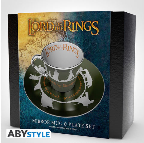 Mirror Mug & Plate Set - Lord of the Rings