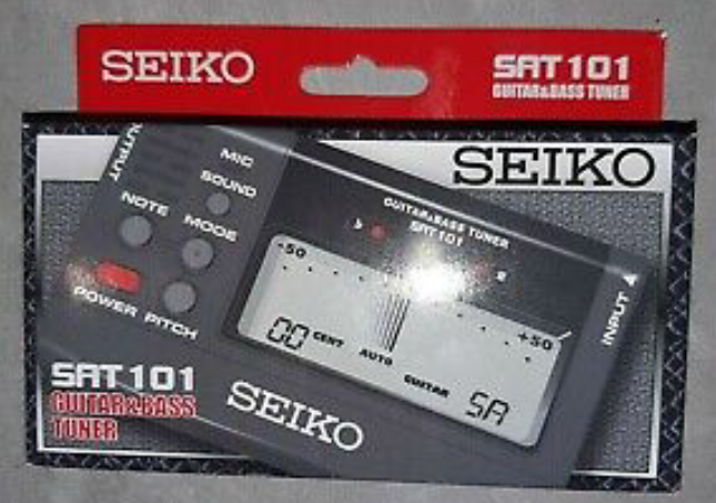 Seiko SAT101 Accordeur Guitare & Basse